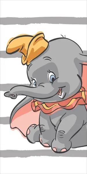 Dumbo serviette de bain 100% coton
