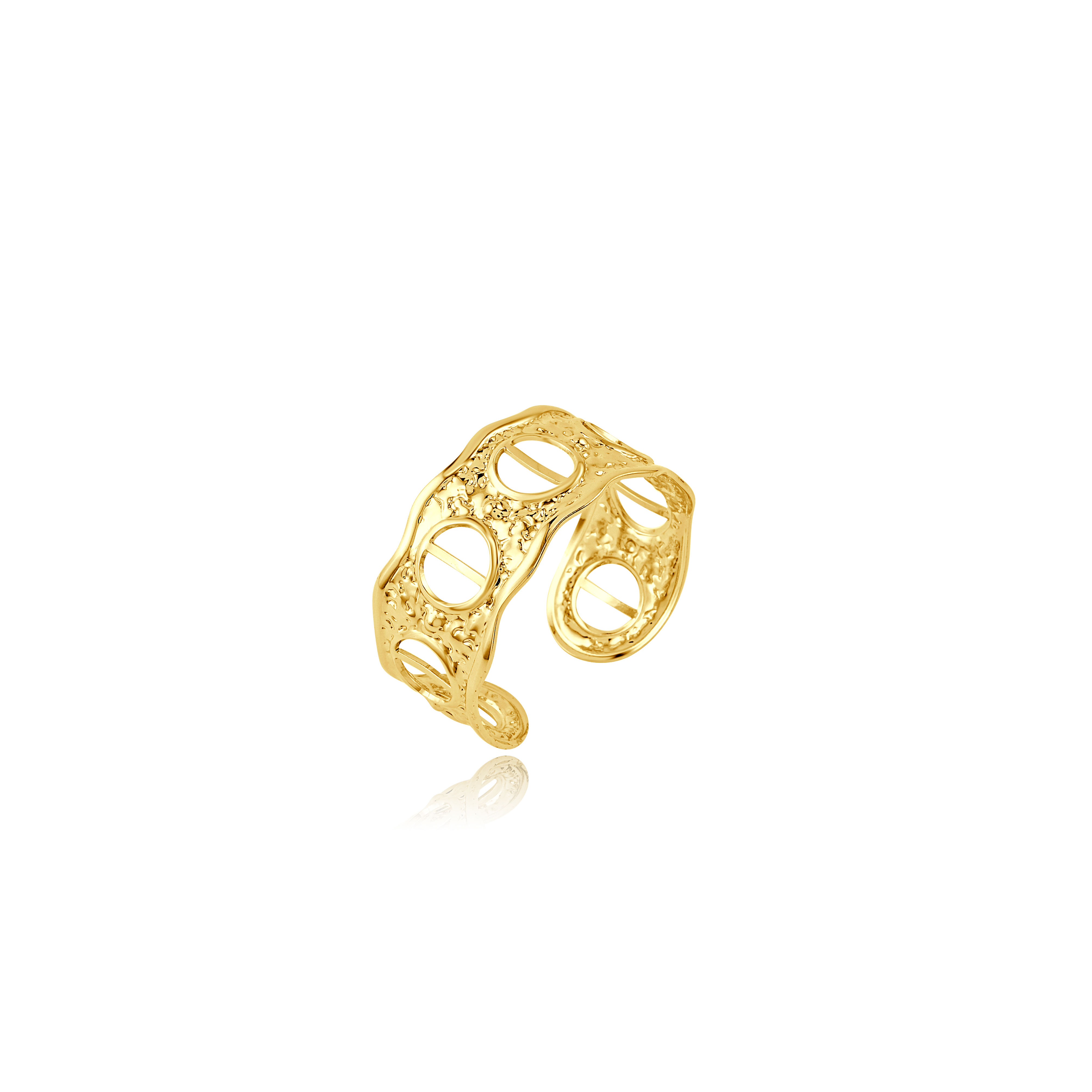 Gilded Perforated Cuff