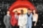 Evan Peters, Anthony Ramos, Jeremy Pope, Ashton Kutcher and Rebecca Hall attend the Disney+ UK Premiere of 'FX's The Beauty' at Odeon Luxe West End