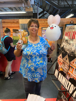 Danita Moon Modeling Books & Cotton Candy 2022