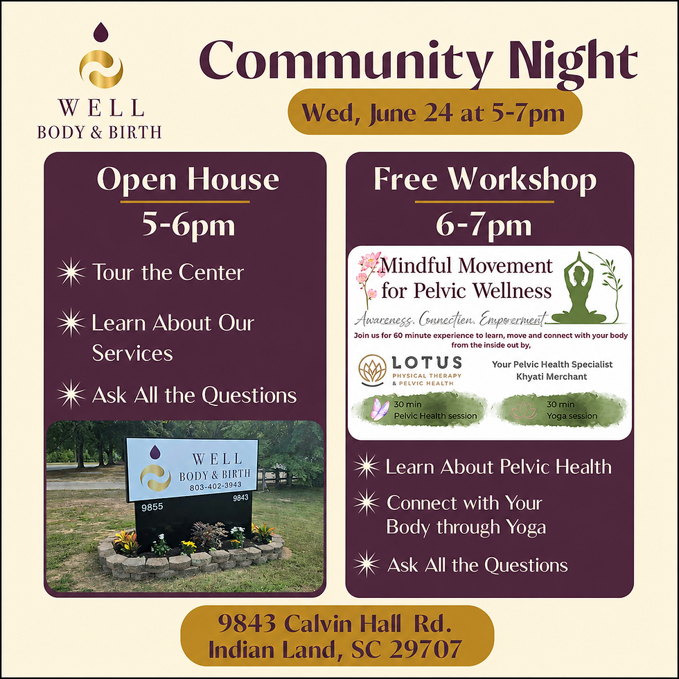 Well Body & Birth Community Night
