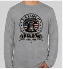 Thumbnail: 250 Years Of Freedom (Liberty Bell) - Long 4Sleeve