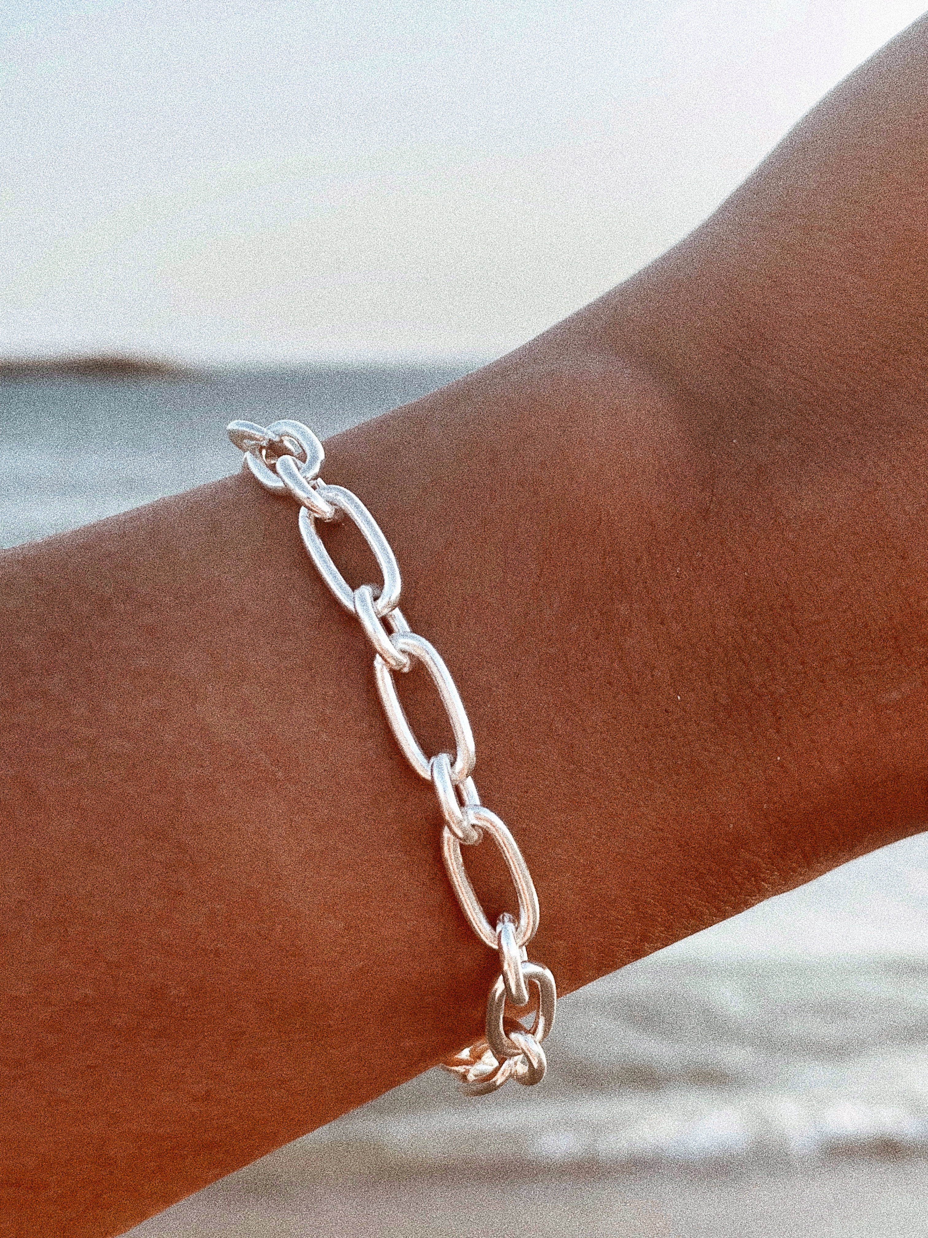 Chunky Oval links bracelet