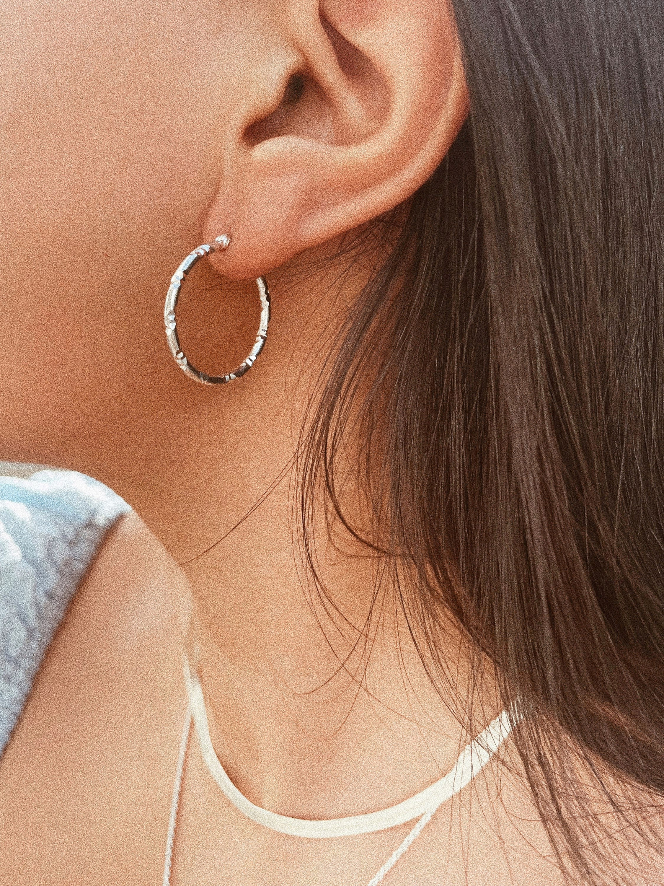 XL Joel hoop earring