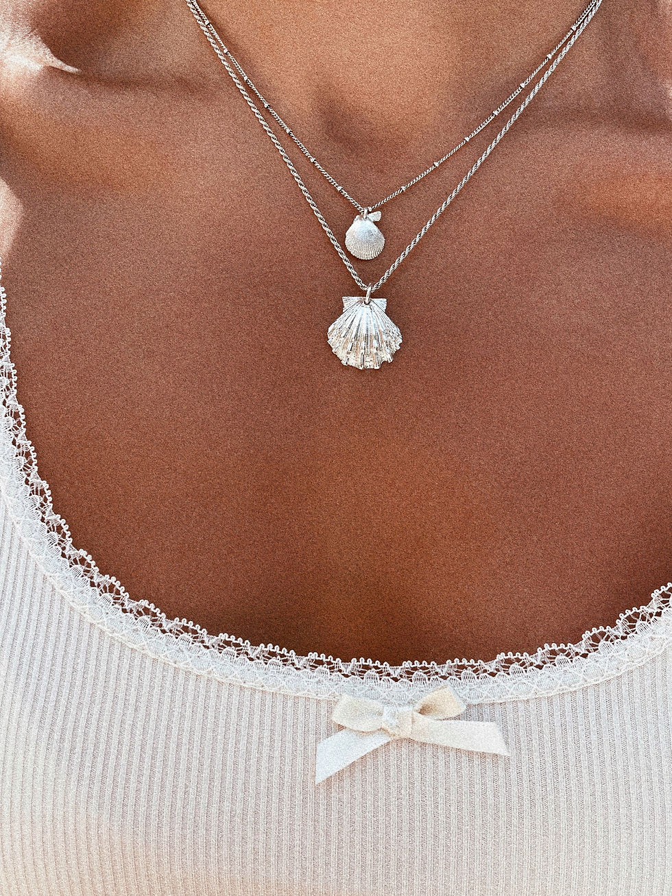 תמונה ממוזערת: L Sunrise seashell necklace 