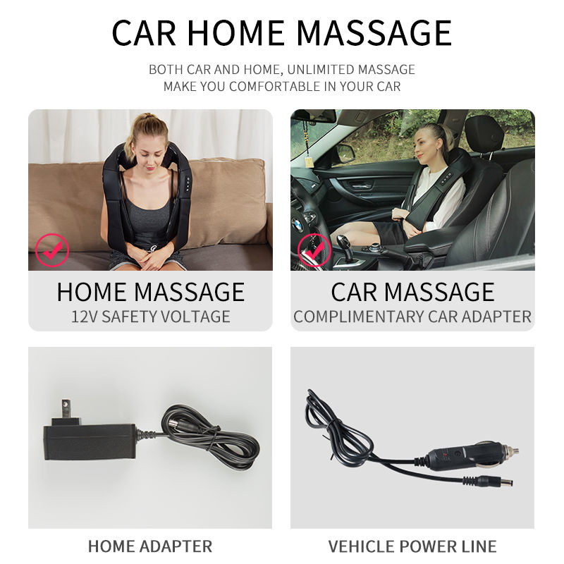 Thumbnail: Electric Heating And Kneading Massage Shawl 
