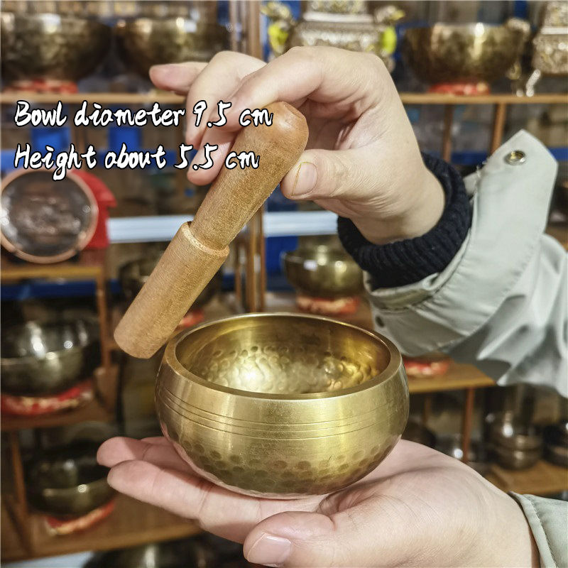 Thumbnail:  Tibetan Brass Singing Bowl With Sanskrit 