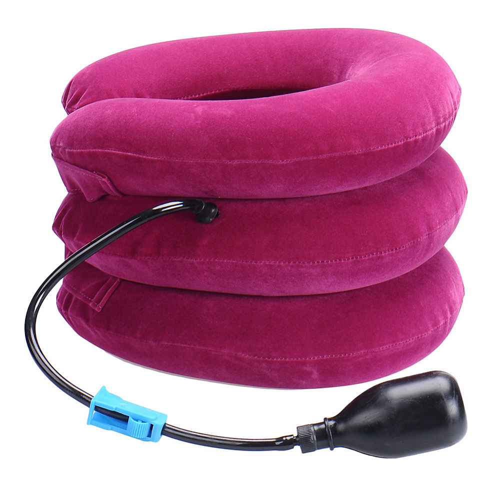 Thumbnail: Inflatable Collar Cervical Support Massager