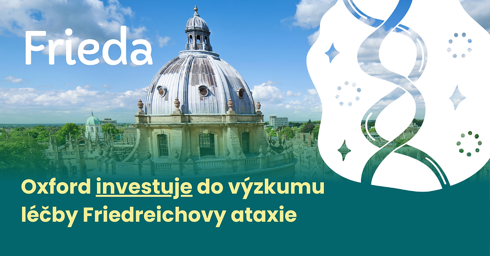 Oxford investuje do výzkumu léčby Friedreichovy ataxie