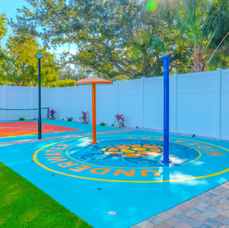 Amenities of AirBnB in Bradenton Fl : Splash pad