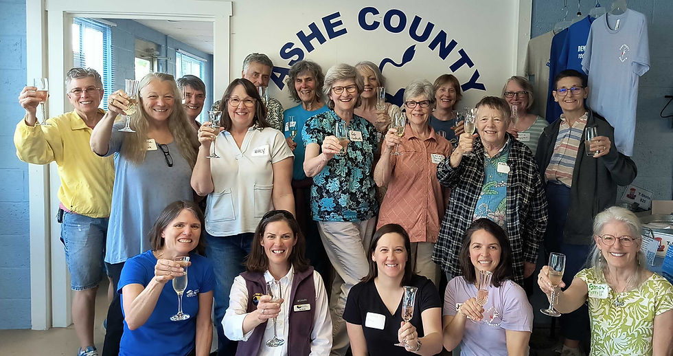 Toast to Allison Riggs Ashe County