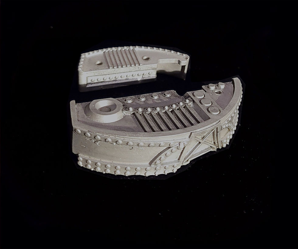 Mecha shield ensemble vue droite