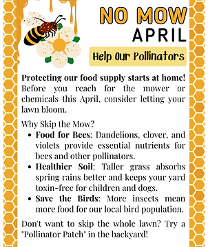 No Mow April