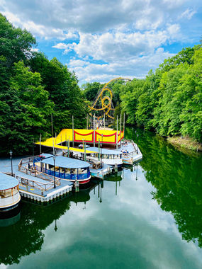 Busch Gardens Williamsburg, Rhine River and Loch Ness monster rollercoaster
