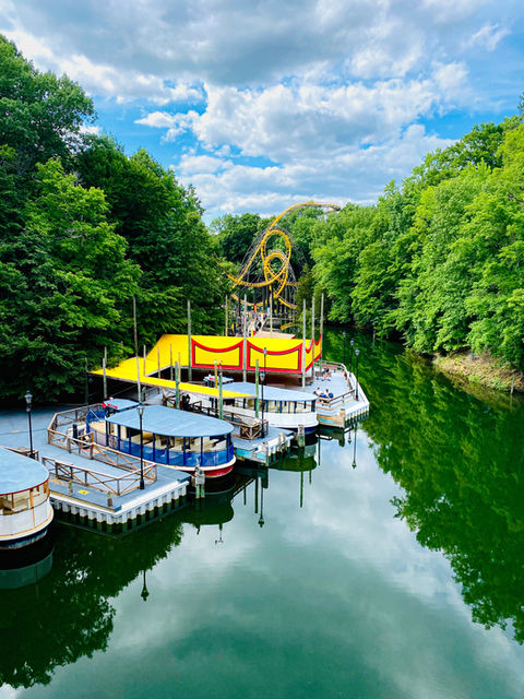 Busch Gardens Williamsburg, Rhine River and Loch Ness monster rollercoaster