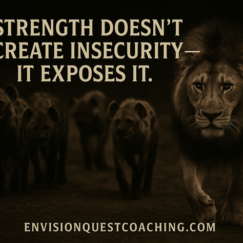 STRENGTH DOESN’T CREATE INSECURITY — IT EXPOSES IT