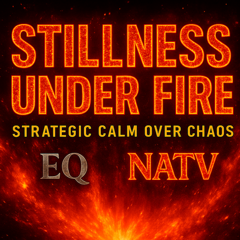 STILLNESS UNDER FIRE: STRATEGIC CALM OVER CHAOS