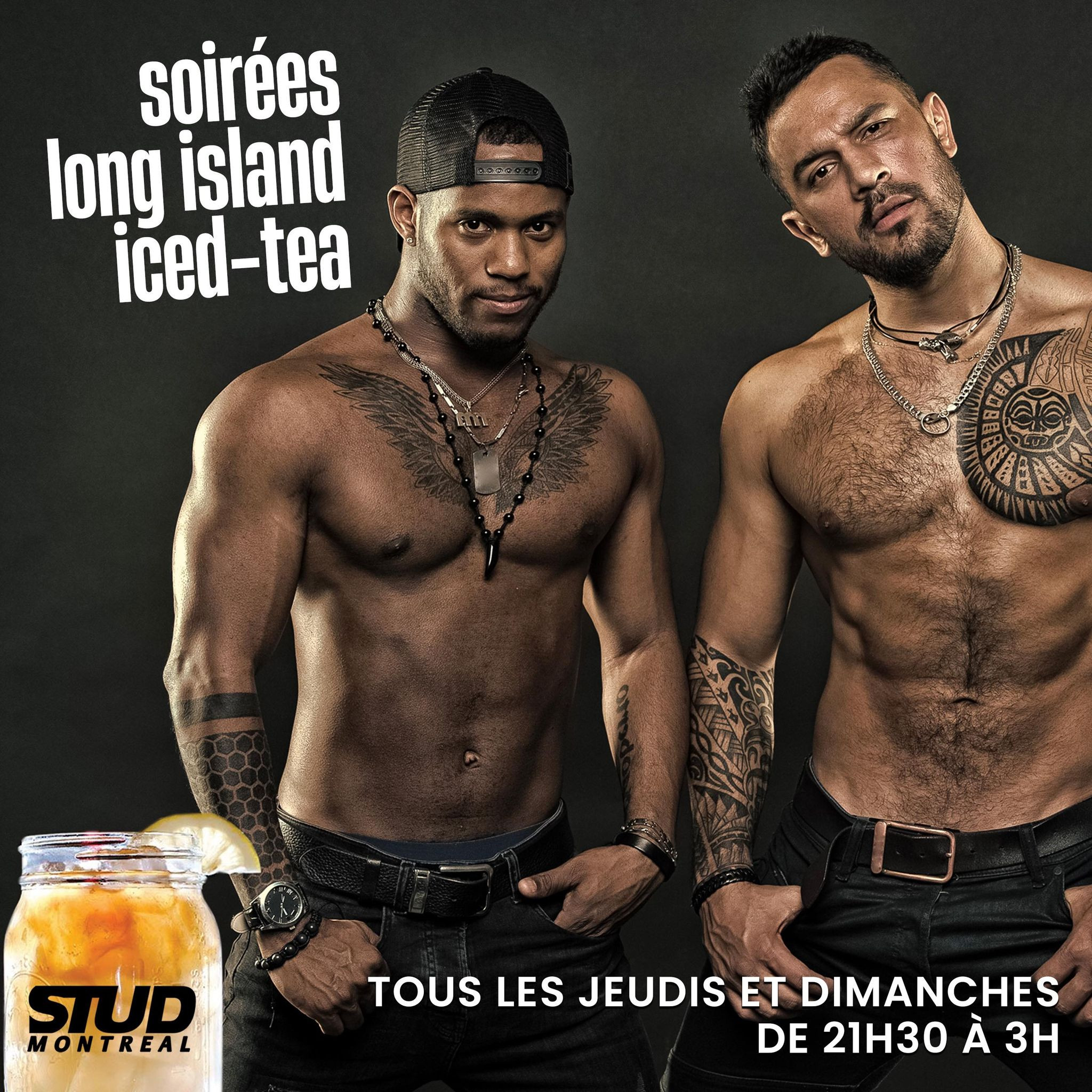 Stud Tea Soirées LONG ISLAND ICED TEA (jeu/dim) | Stud