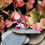 Thumbnail: Sterling Silver Tri-stone Garnet Statement Ring