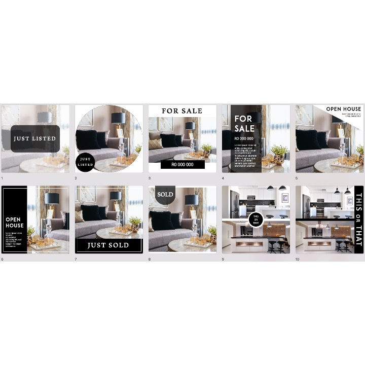 Social Media - Square Post Templates #1