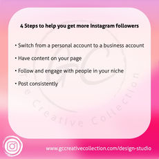 4 Steps to help you get more Instagram followers