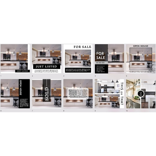 Square Design Post Social Media - Square Post Templates #2 | Creative Collection