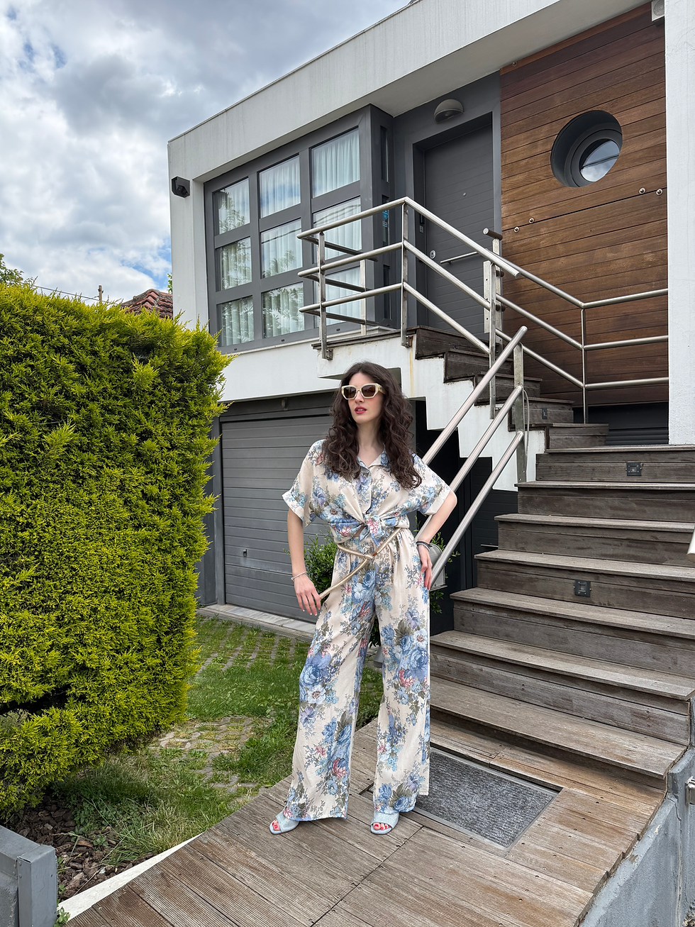 Thumbnail: Floral wide trouser