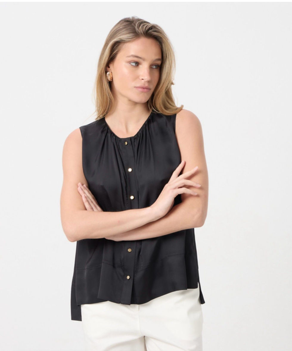 Thumbnail: Satin sleeveless shirt