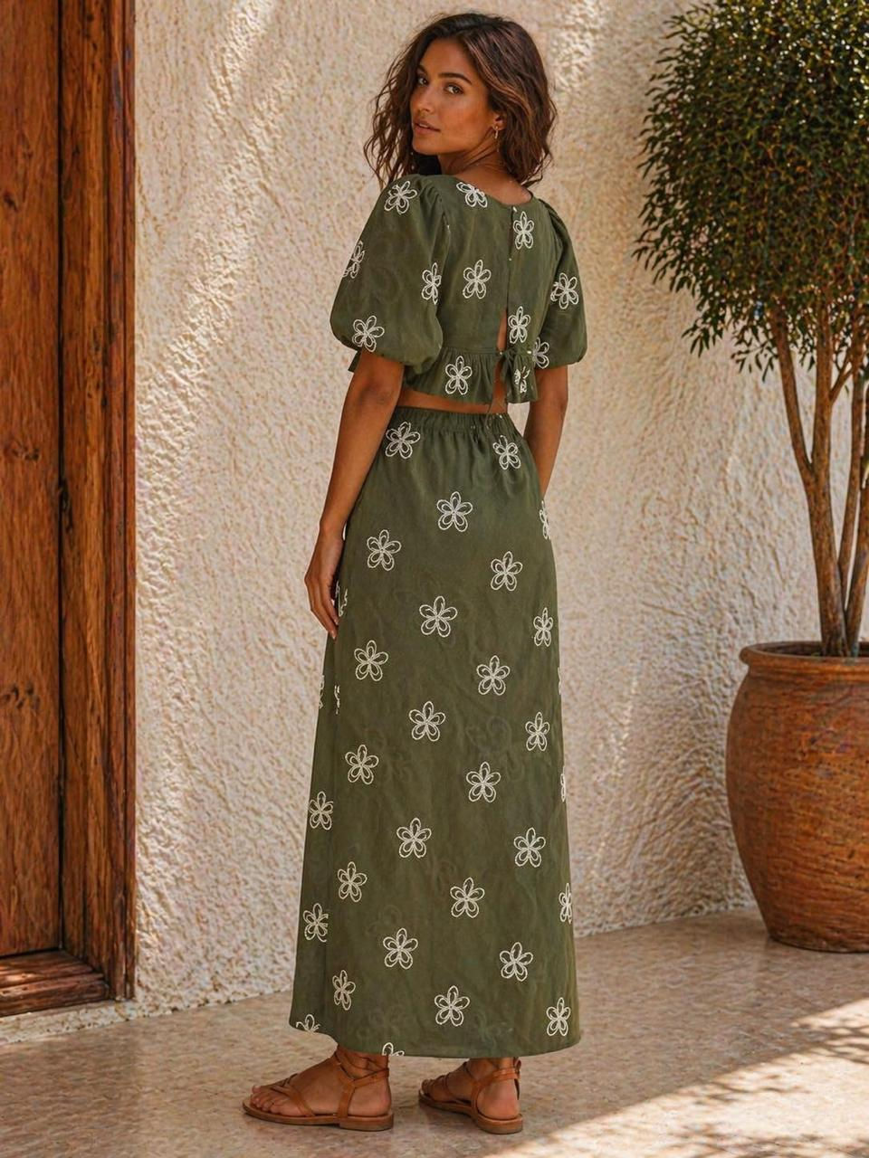 Thumbnail: Printed short-sleeved blouse