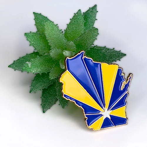 Wisconsin Forward Pin Wisconsin Milwaukee 'Brewers' Enamel Pin | PinBotShop