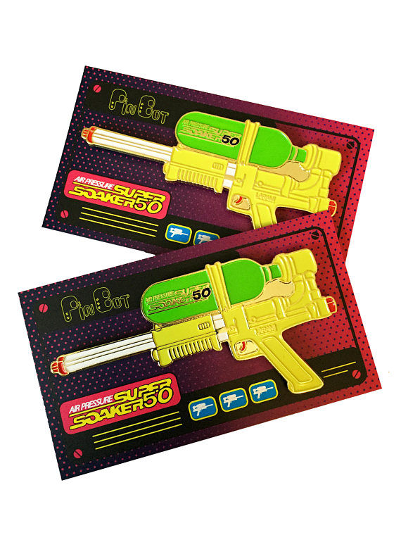 Thumbnail: Super Soaker 50 enamel pin