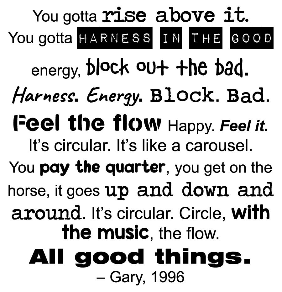 Thumbnail: Happy Gilmore "You Gotta Rise Above It" Quote Sticker