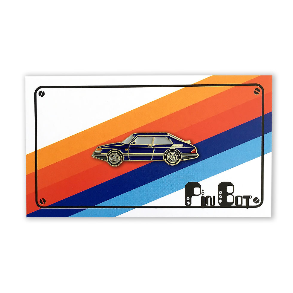 Thumbnail: Saab 900 Enamel Pin - 6 Colors!