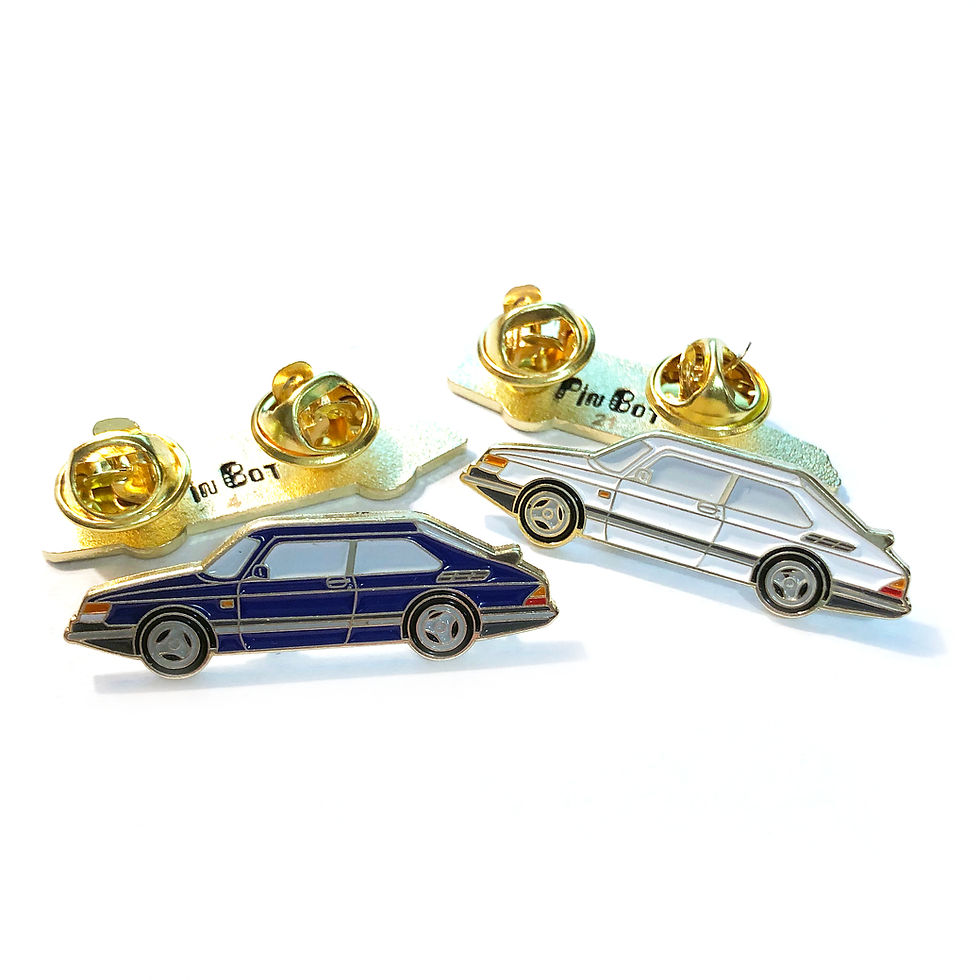 Thumbnail: Saab 900 Enamel Pin - 6 Colors!