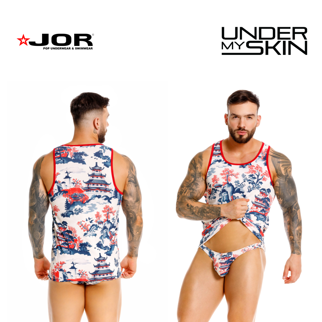 Beijin Duo Tank Top-Bikini Printed