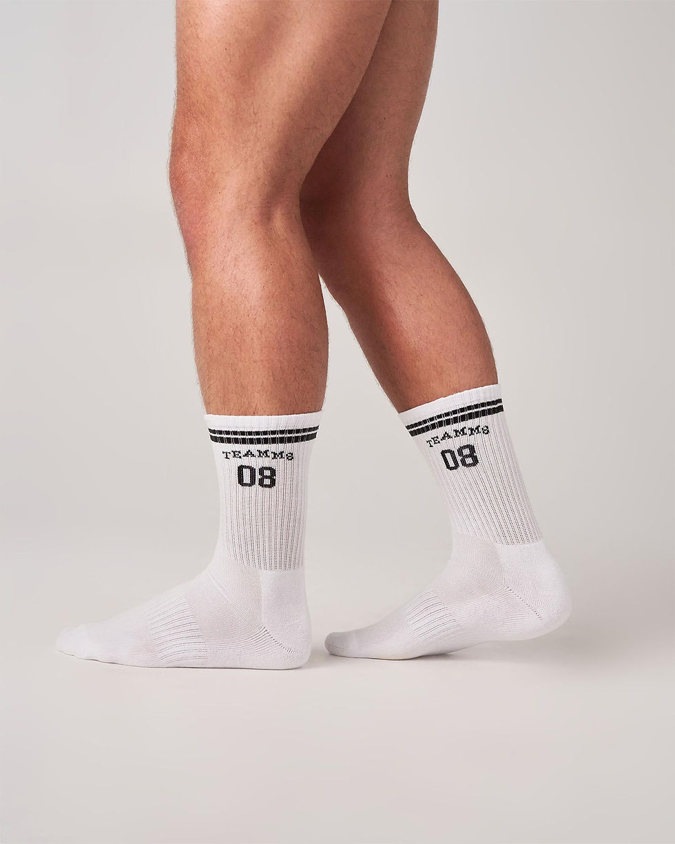 Miniatura: Est. 08 Crew Socks White|Black