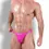 Miniatura: Now-or-Never Mesh Thong - Hot Pink