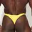 Miniatura: Cheeky Classic G-String Thong - Lemon Yellow