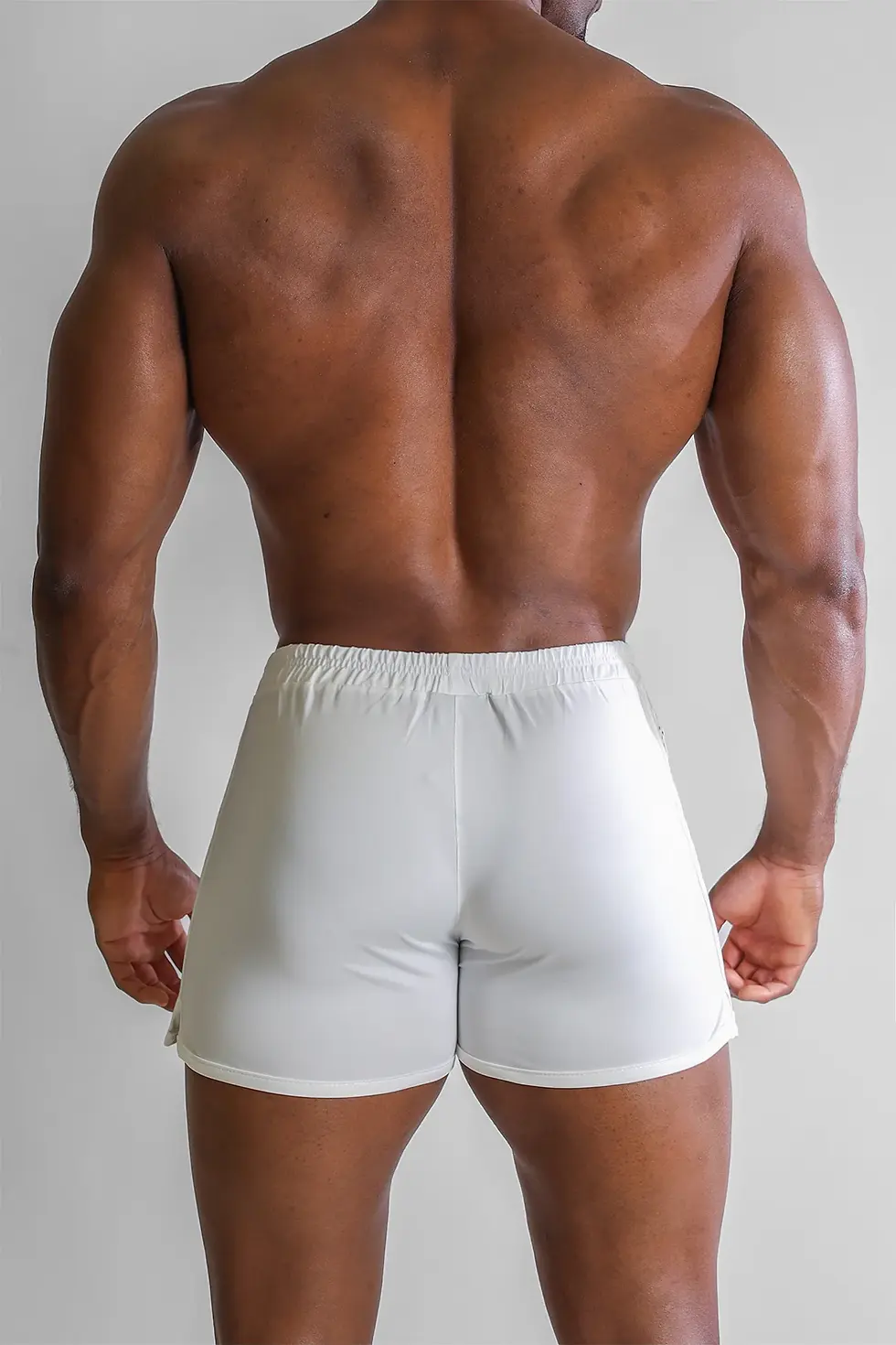 Miniatura: 2.5" Side Split Booty Shorts - White