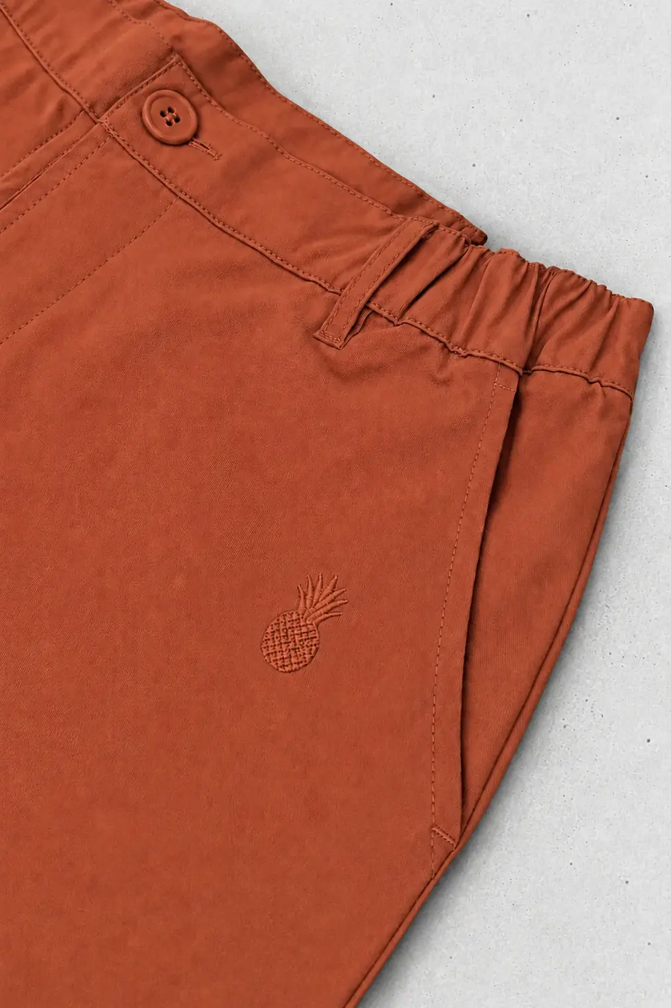 Miniatura: Muscle-fit Men's 2.5'' Stretchy Chino Shorts - Copper