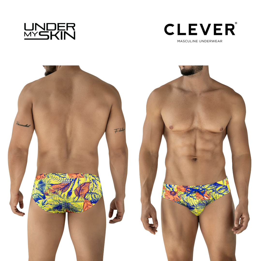 Tropic Swimsuit Brief Yellow