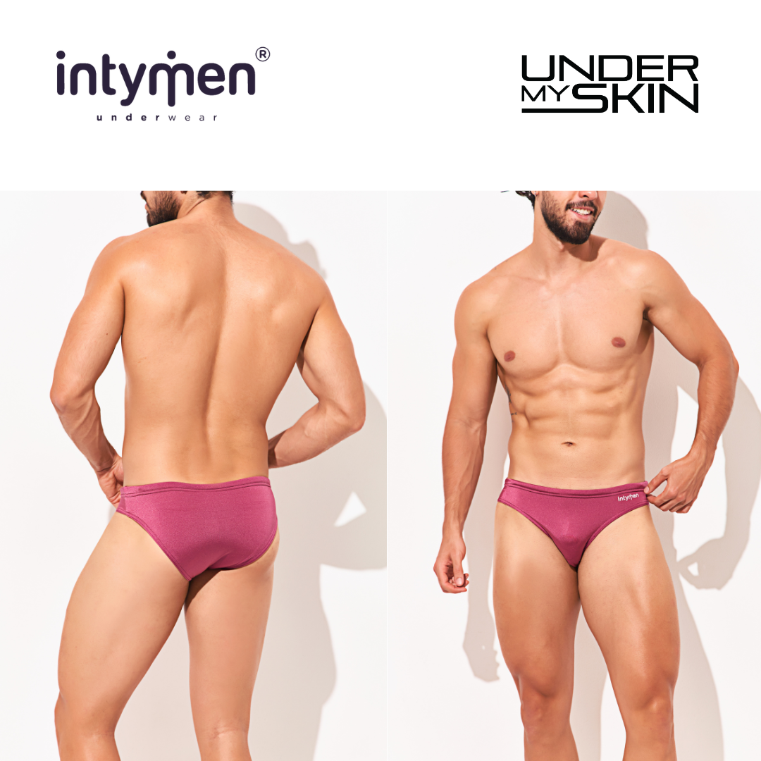 Cactus Spirit Swim Brief Old pink