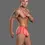 Miniatura: Almost Naked Retro Bamboo Boxer Coral