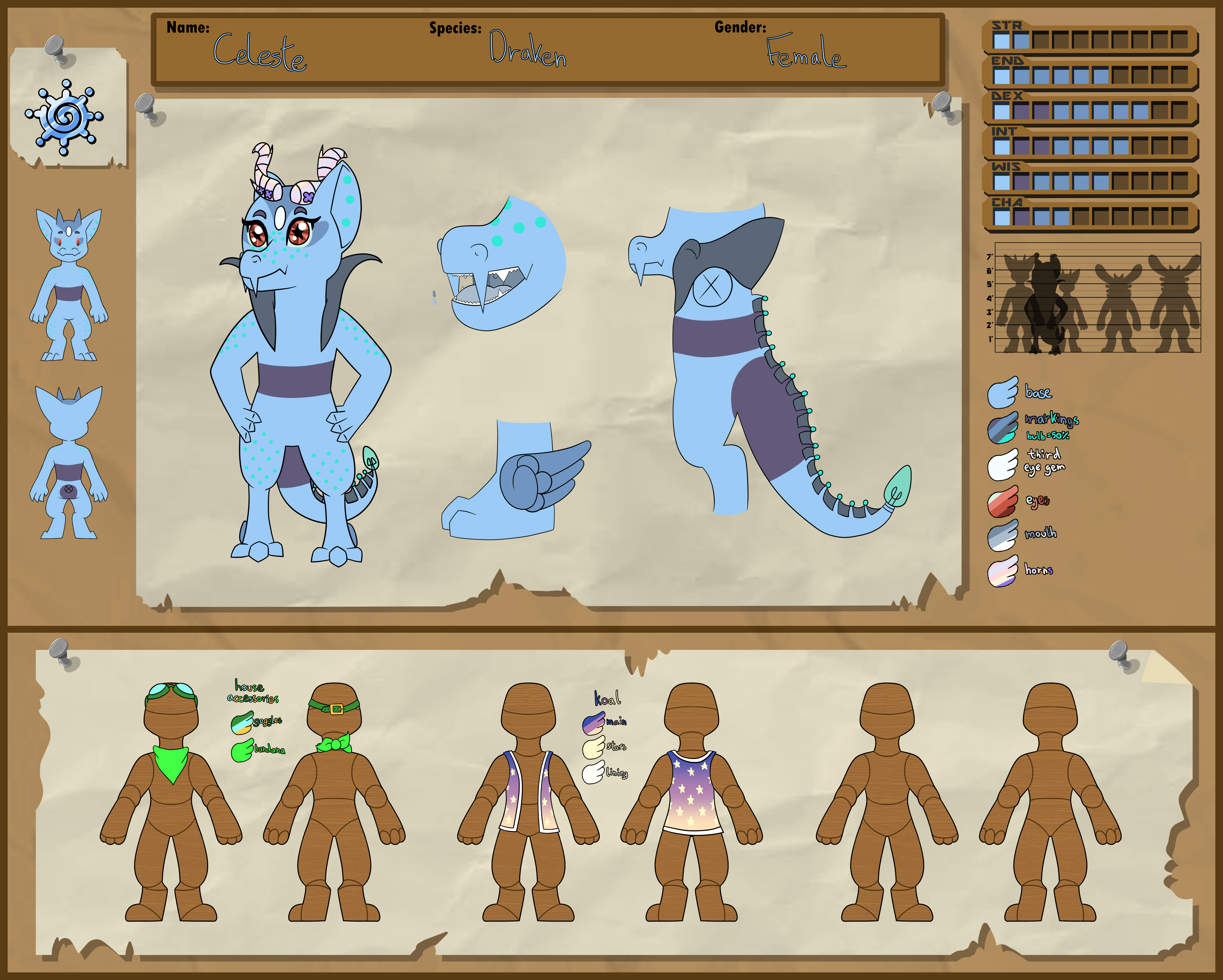 Celeste Ref Sheet content media