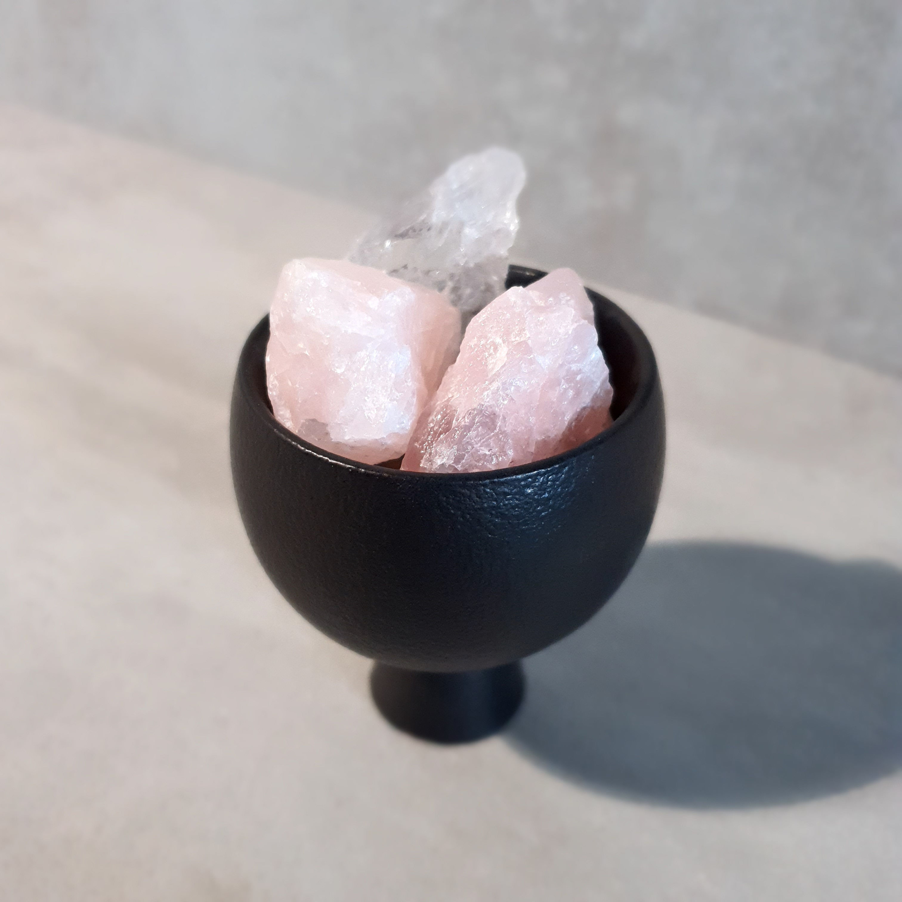 crystal potpourri. rose quartz