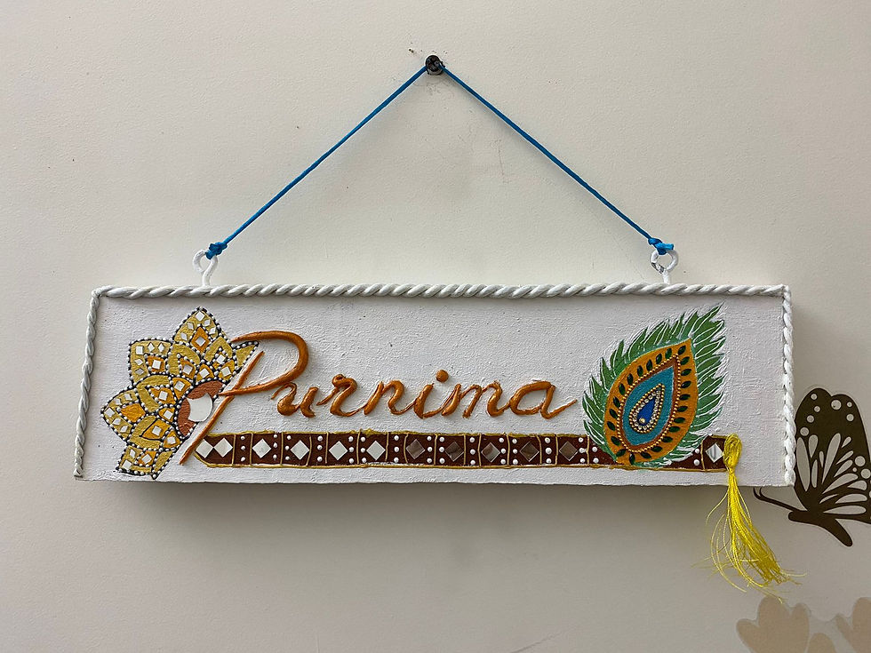 Thumbnail: Artist designed Lippan nameboards