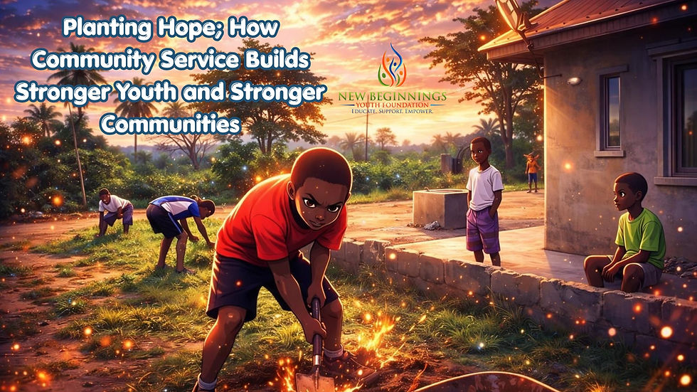 Planting Hope, How Community Service Builds Stronger Youth and Stronger Communities