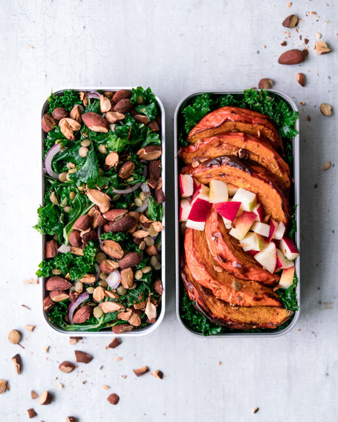 Kale, Lentil and Red Kuri Squash