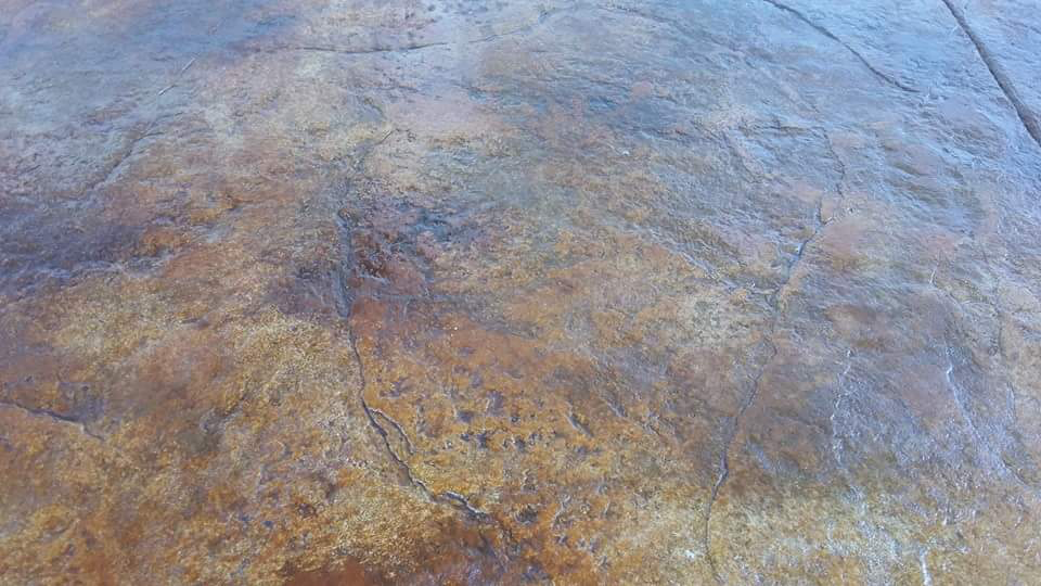 Stamped concrete