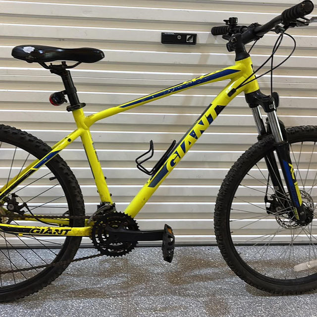 A refurbished mountain bike, workshop-checked and ready to ride